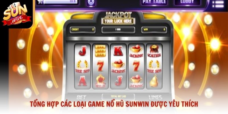 Tổng hợp các loại game nổ hũ Sunwin được yêu thích